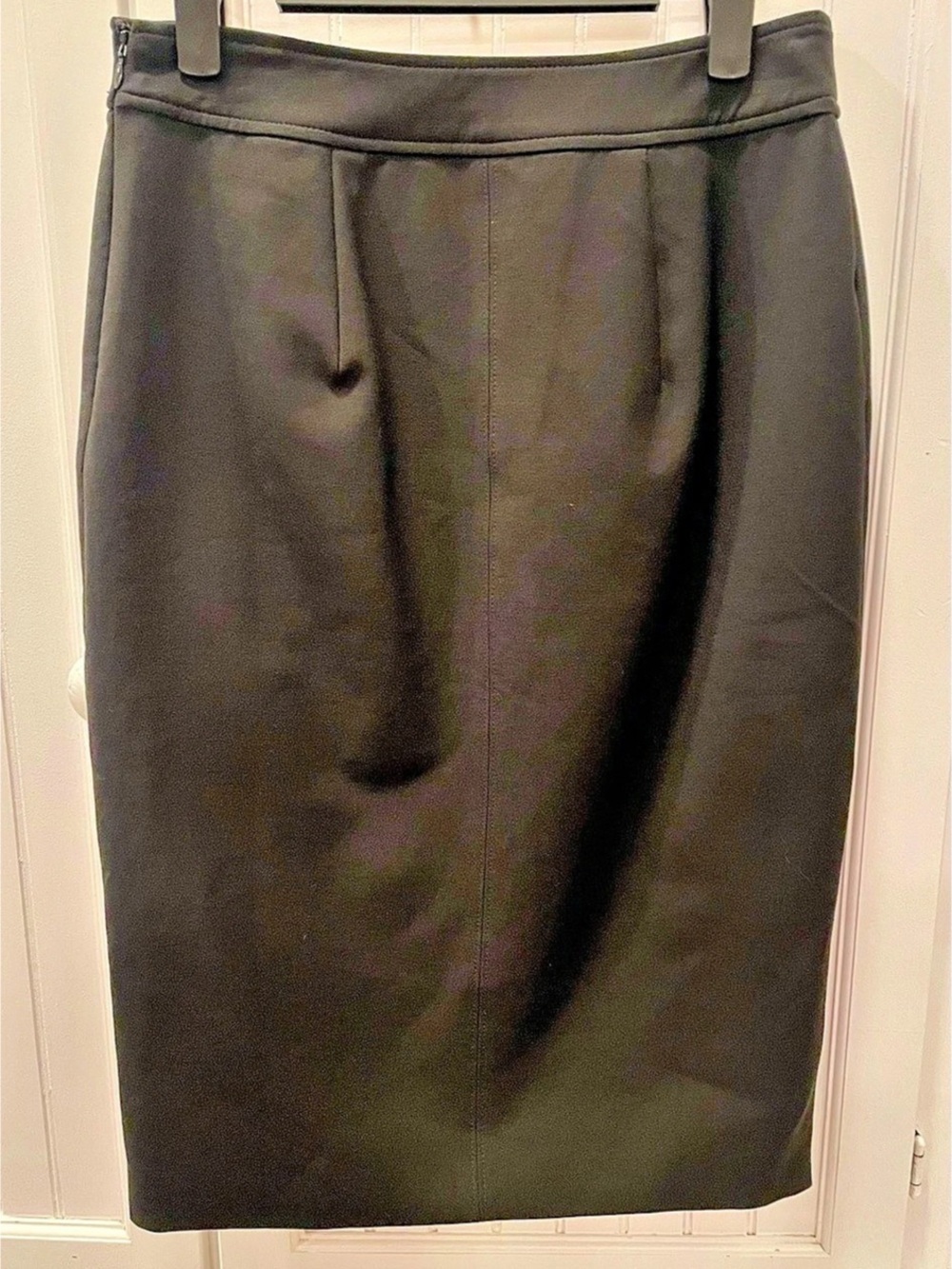 Women’s White House Black Market Knit Lined Zip Pencil Skirt Black - Size 4